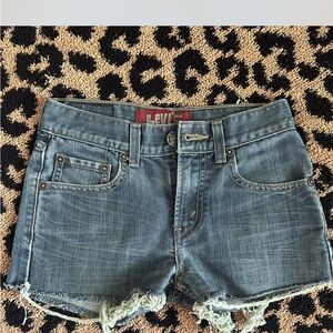 Levi’s red tab vintage low waist jean shorts